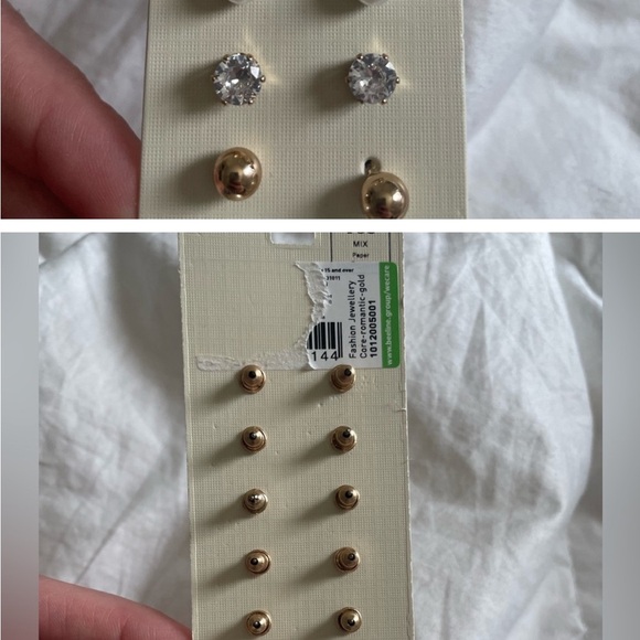 I am Zirconia Stud Earrings Set bundle - Picture 7 of 9